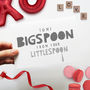 Cute Valentines Day Big Spoon Card, thumbnail 1 of 2