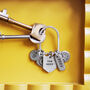 Design Your Own Personalised Charms Keyring, thumbnail 1 of 9
