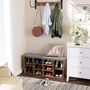 Ten Compartment Shoe Rack With Cushion Storage, thumbnail 5 of 11