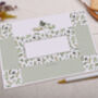 A4 Origami Writing Paper That Folds Into An Envelope With Botanical Design, thumbnail 4 of 5