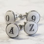 Ceramic Alphabet Letters And Numbers Knob, thumbnail 1 of 4
