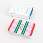 Personalised Fairisle Jumper Playing Cards In A Tin, thumbnail 5 of 8