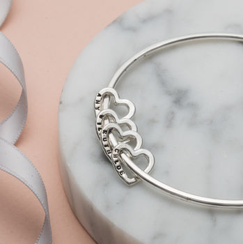 Personalised Heart Bangle, 5 of 7
