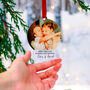 Personalised Photo Family Christmas Tree Decoration, thumbnail 7 of 8