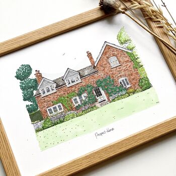 A4 Personalised House Portrait, 8 of 12