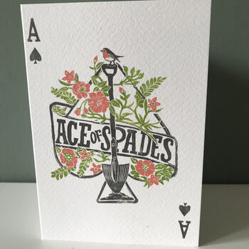 Ace Of Spades Garden Lover's Card, 2 of 4