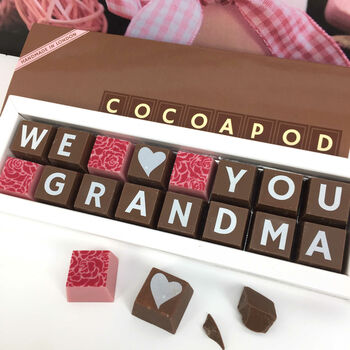 Personalised I Love My Granny Chocolate Gift, 2 of 7