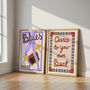 Blues Night Retro Music Art Print, thumbnail 4 of 12