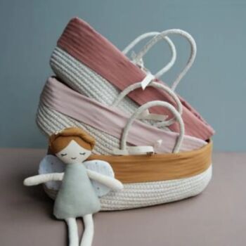 Organic Cotton Doll Rope Basket, 3 of 5