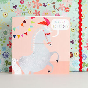 Happy Birthday Horse Card By Kali Stileman Publishing