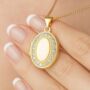Personalised Solid 9ct Yellow Gold Love Locket, thumbnail 1 of 8