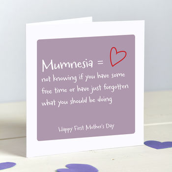 Mother's Day Card: Mumnesia, 3 of 3