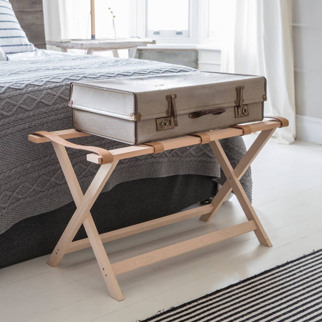 beech and leather luggage bench by all things brighton beautiful