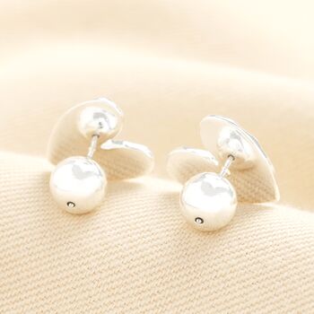 Molten Heart Stud Earrings, 4 of 9
