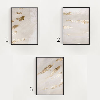 Paint Stroke Nude And Gold No.Three, 2 of 5