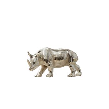 Antique Bronze Rhino Sculpture, 4 of 6