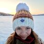 Sunset Stripes Reflective Superbobble Hat, thumbnail 1 of 6