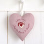 Personalised Embroidered Name Heart Gift, thumbnail 8 of 12
