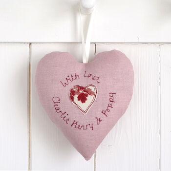 Personalised Embroidered Name Heart Gift, 8 of 12