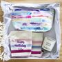 Personalised Socks Make Up Bag Birthday Pamper Gift Set, thumbnail 1 of 9