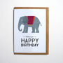 Elephant Birthday Card, thumbnail 2 of 2