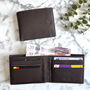 Men's Brown Simple Leather Wallet, thumbnail 1 of 4