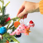 Baby's First Christmas Dinosaur Tree Decoration, thumbnail 3 of 6