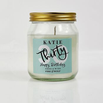 30th Birthday Candle | Personalised, 5 of 5
