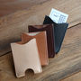 Personalised Leather Card Sleeve, thumbnail 3 of 7