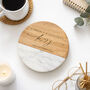 Personalised Marble Coaster Wedding Gift, thumbnail 1 of 6
