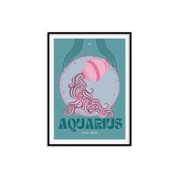 Aquarius Zodiac Print, 4 of 12
