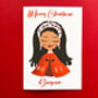 Personalised Christmas Greetings Card For Aunt, thumbnail 2 of 6