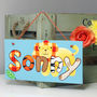 Personalised Jungle Lion Canvas Sign, thumbnail 4 of 12