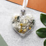 Engagement Floral Glass Bauble Hanging Decoration, thumbnail 12 of 12