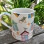 Tankard Mug In Beach Huts Design, thumbnail 6 of 7