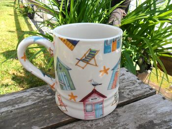 Tankard Mug In Beach Huts Design, 6 of 7