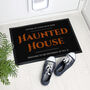 Personalised Halloween Haunted House Indoor Doormat, thumbnail 2 of 4