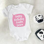 Personalised Happy Birthday Auntie Or Uncle Babygrow, thumbnail 1 of 10