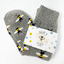 Cosy Bee Socks, Warm Socks, Walking Socks, thumbnail 2 of 7