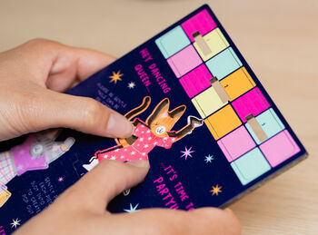 Personalised Disco Cats Birthday Pop Out Card, 2 of 7