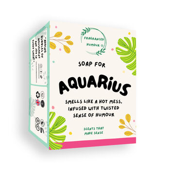 Aquarius Gifts Funny Zodiac Soap, 4 of 5