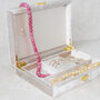 Personalised Velvet Dressing Table Jewellery Box, thumbnail 2 of 9