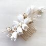 Dainty Floral Hair Comb, thumbnail 6 of 6