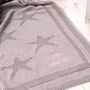 Little Star Hound Grey Baby Blanket, thumbnail 1 of 10