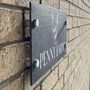 Personalised Chicken Slate House Number Sign, thumbnail 2 of 2