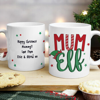 Personalised Matching Family Elf Mugs, 2 of 7