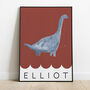 Personalised Children's Dinosaur Print, thumbnail 3 of 4