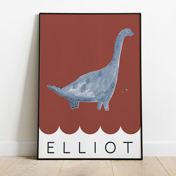 Personalised Children's Dinosaur Print, 3 of 4