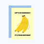Bananas Birthday Card, thumbnail 1 of 2