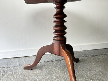 English Antique Georgian Oak Tilt Top Tripod Base Table, 12 of 12